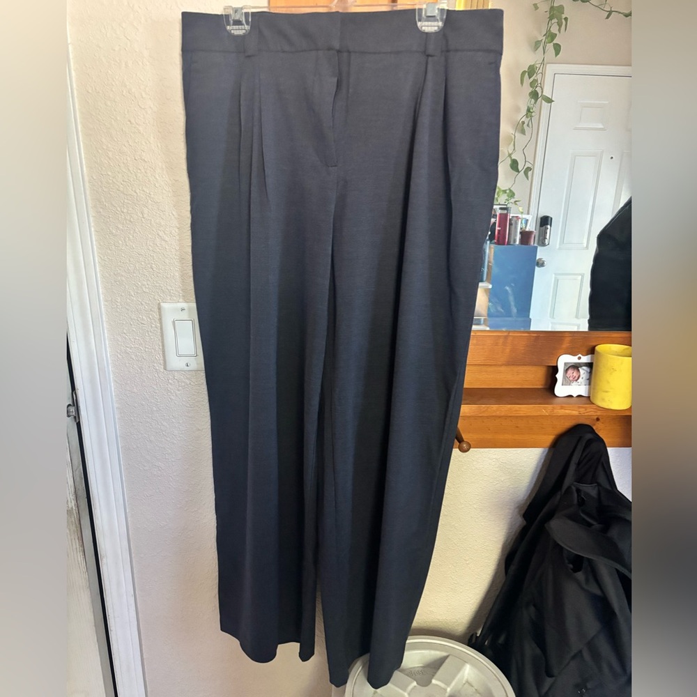 Rachel Zoe Women's Black High Waisted Wide Leg Pants